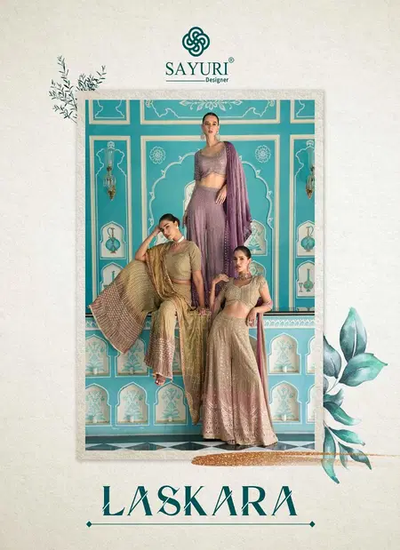 Laskara By Sayuri Designer Georgette Designer Indo Western Wholesale Online